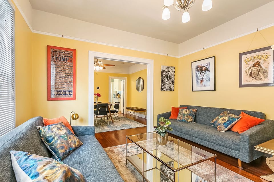 Spacious living room and dining room provide plenty of room to gather and relax