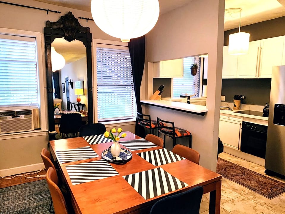 Open Dining with Galley Kitchen