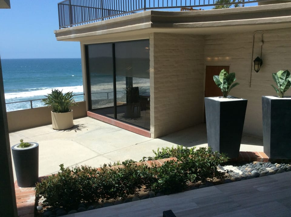 View from INSIDE unit towards Community Lounge Area