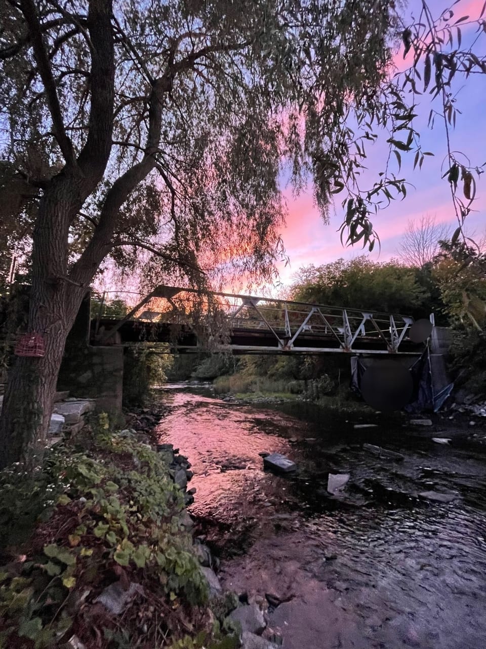 Capture the evening sunset over the river  from your private patio.