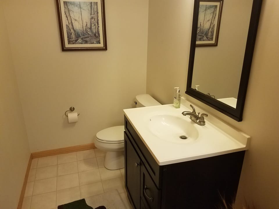 half bath  lower level
