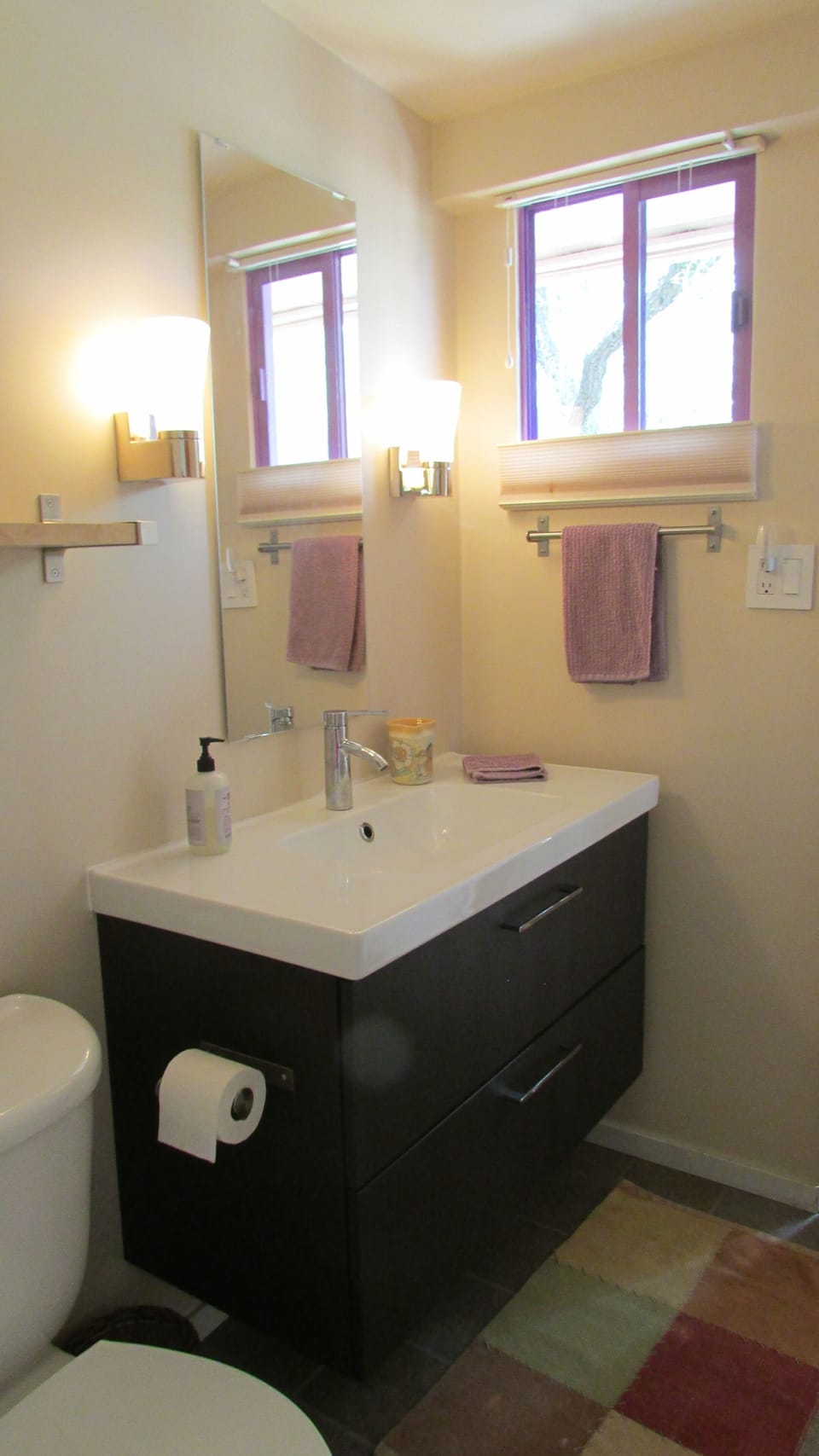 IKEA bath, shower with skylight