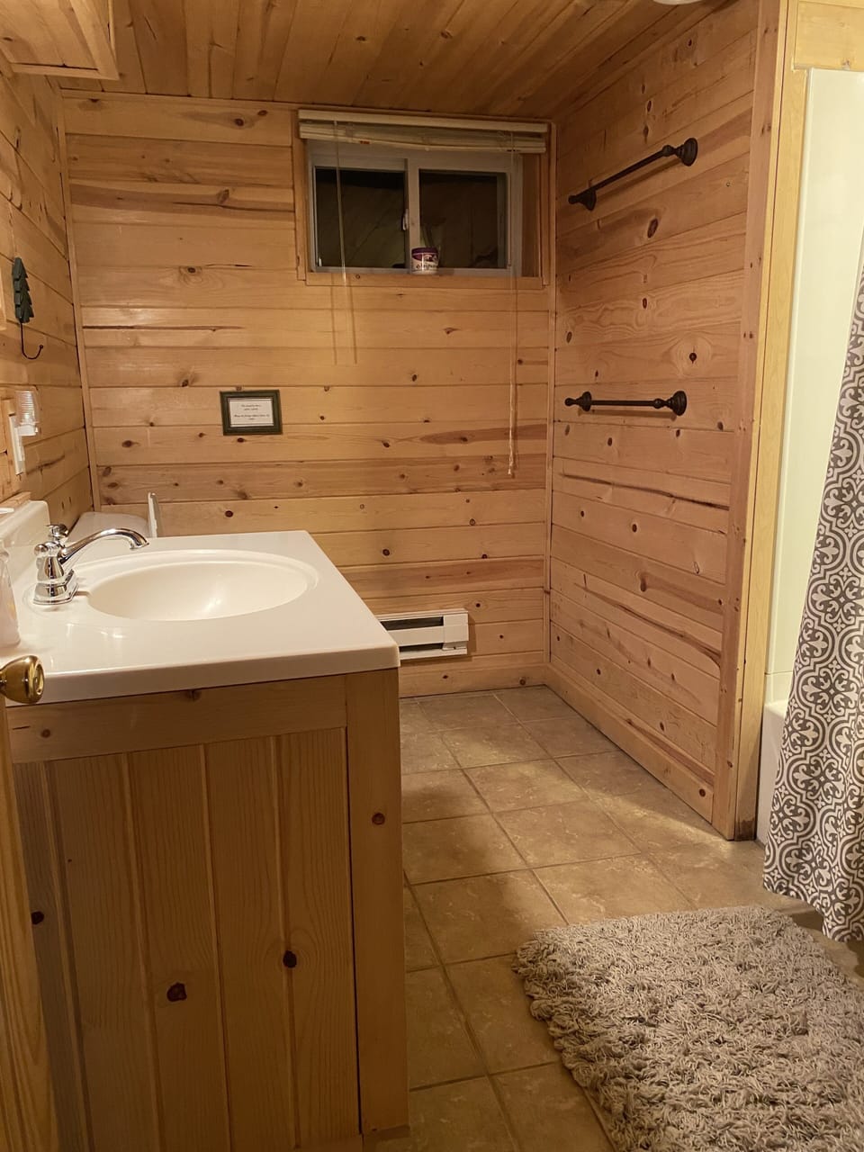 Basement Full Bathroom with toilet, sink, and shower, 3 bathrooms in house. 