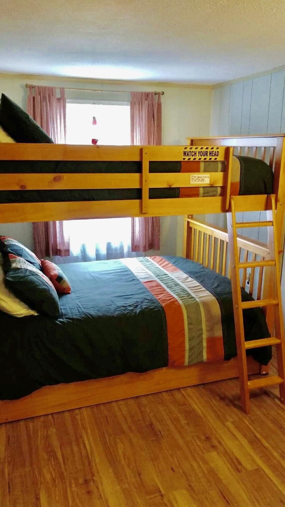 Full over Full with pull out full mattress trundle