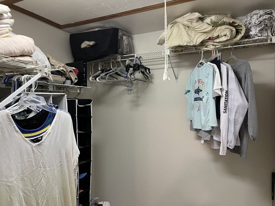 Master closet