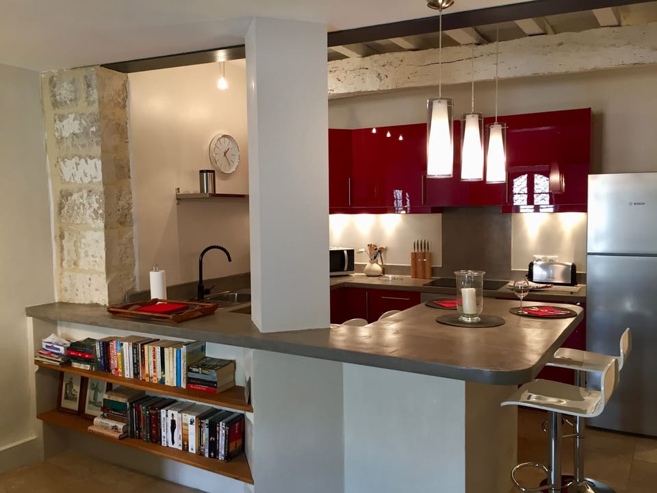 Kitchen and dining area