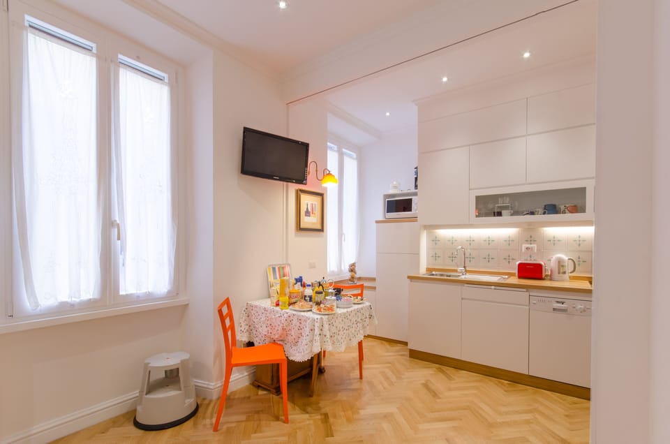 Kitchen and dining area