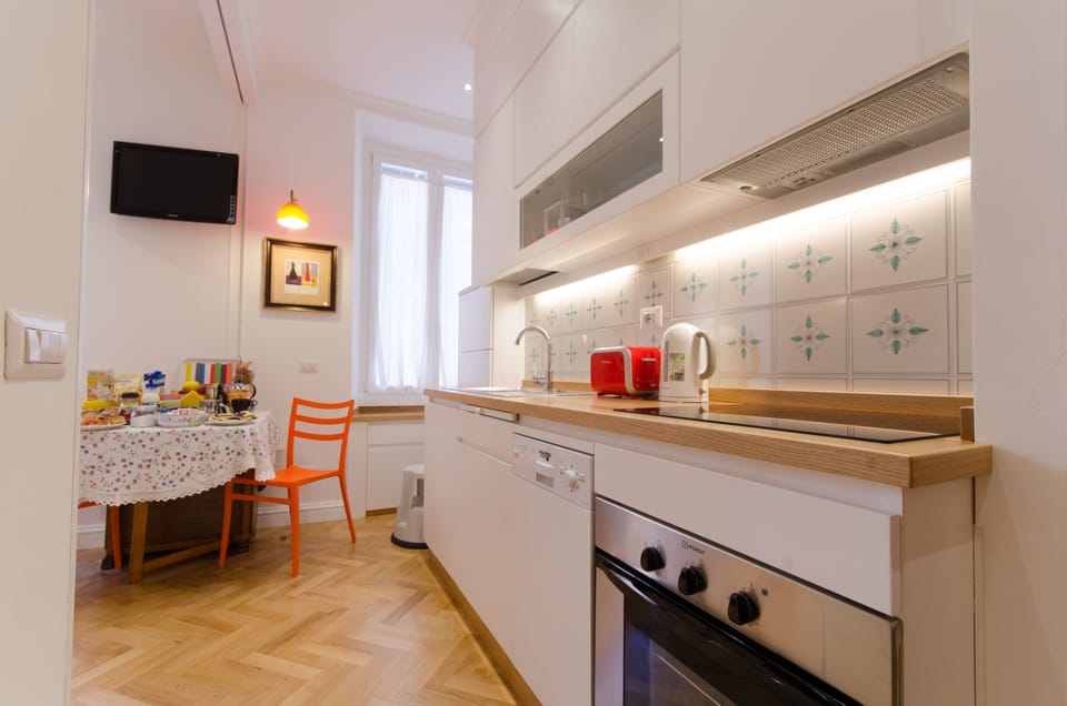 Kitchen and dining area