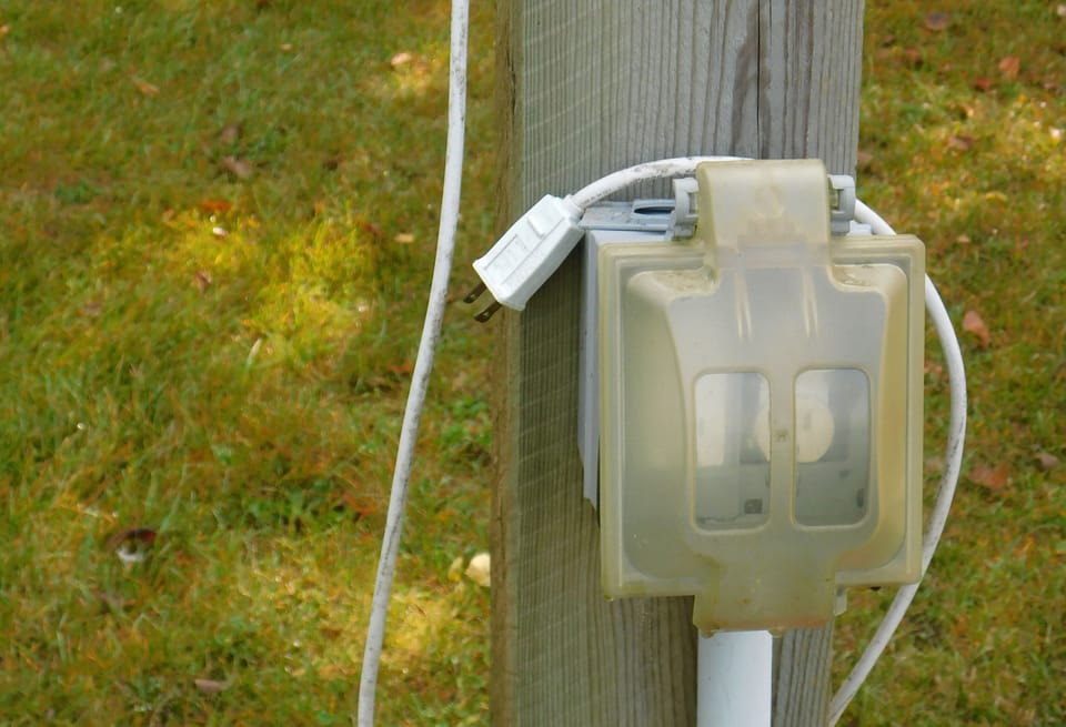 Power at the lake front to charge your boats