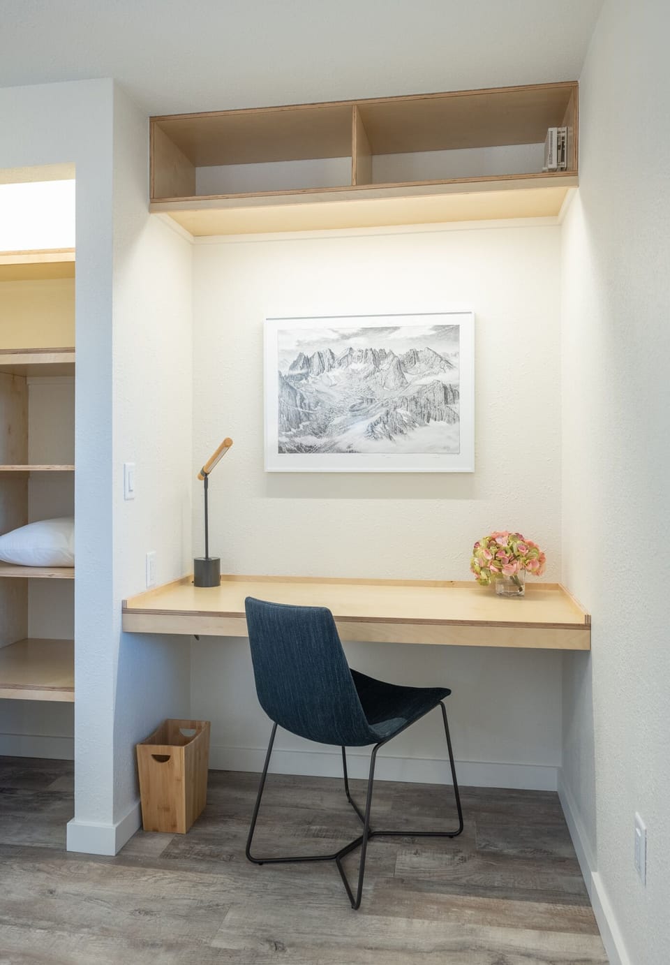 Workspace in the Guest Bedroom