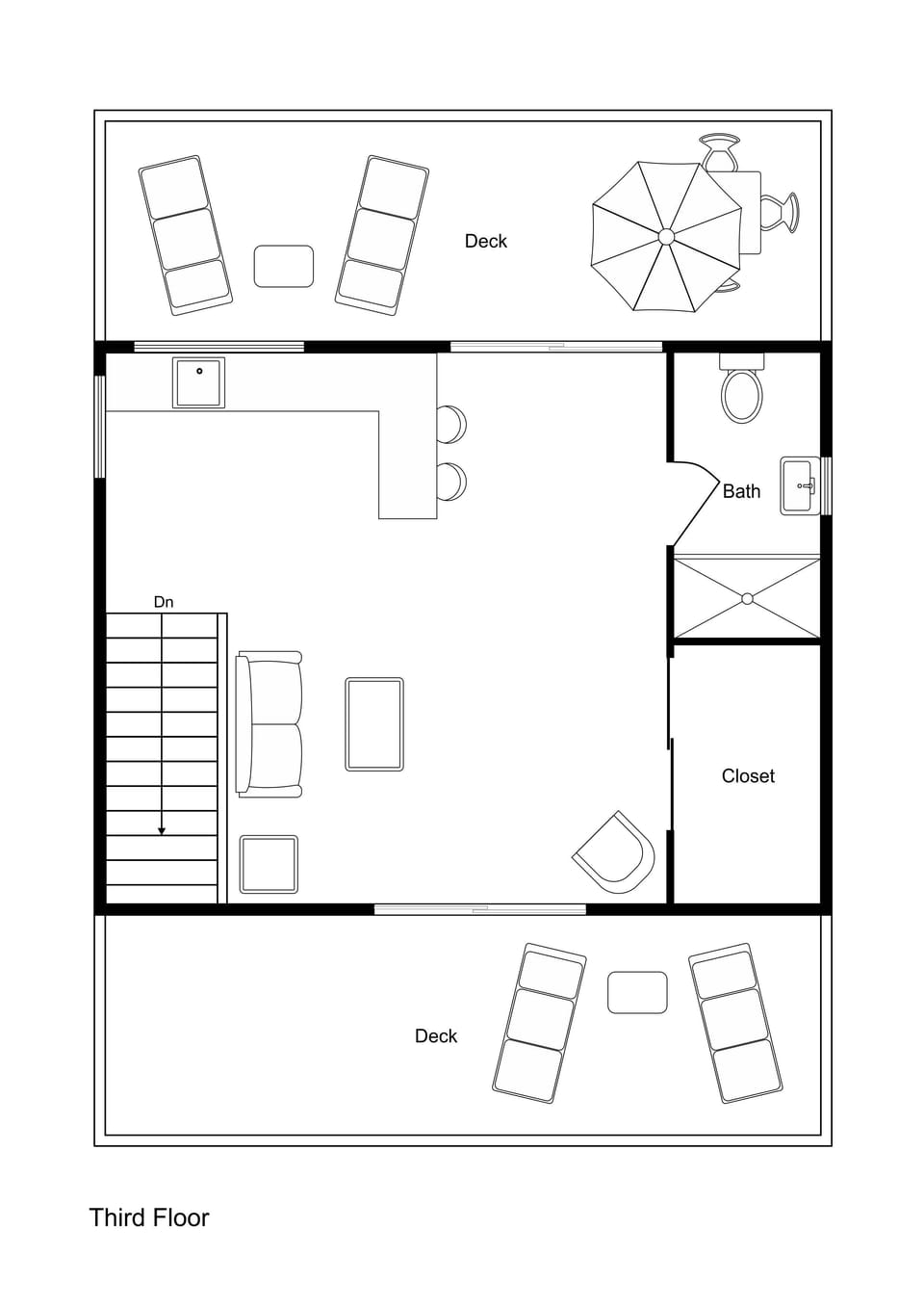 3rd floor room layout