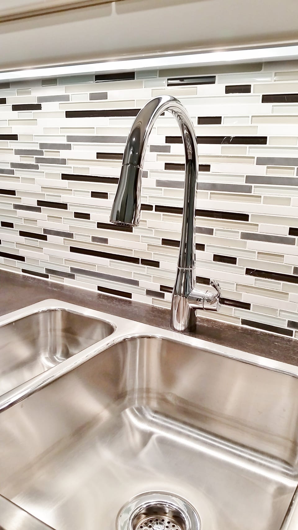 Marble & Glass Back Splash