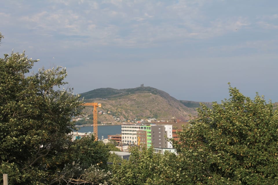 Roof-top deck view north to Signal Hill