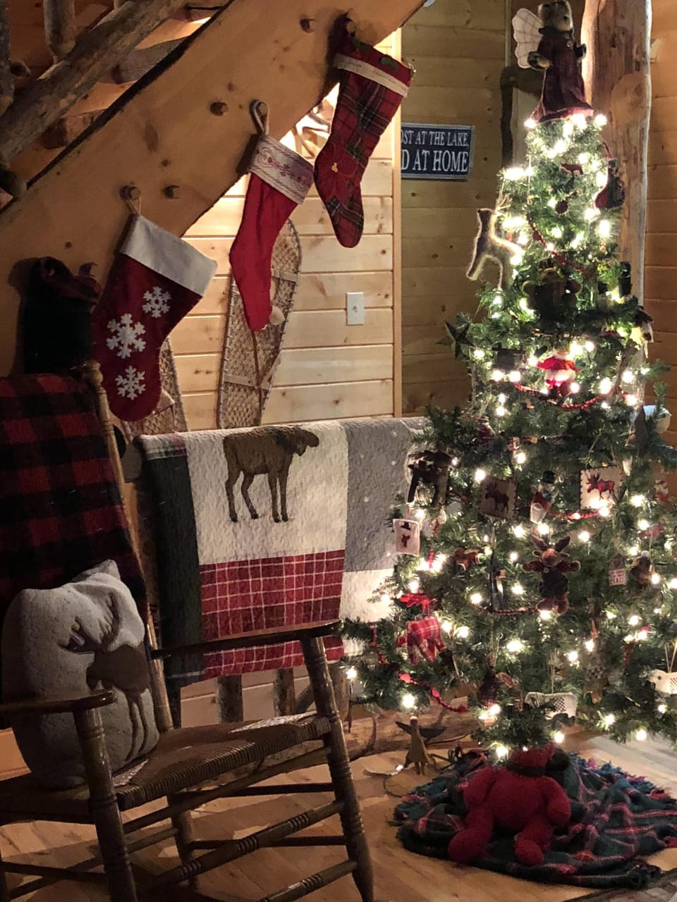 Christmas at the lake house