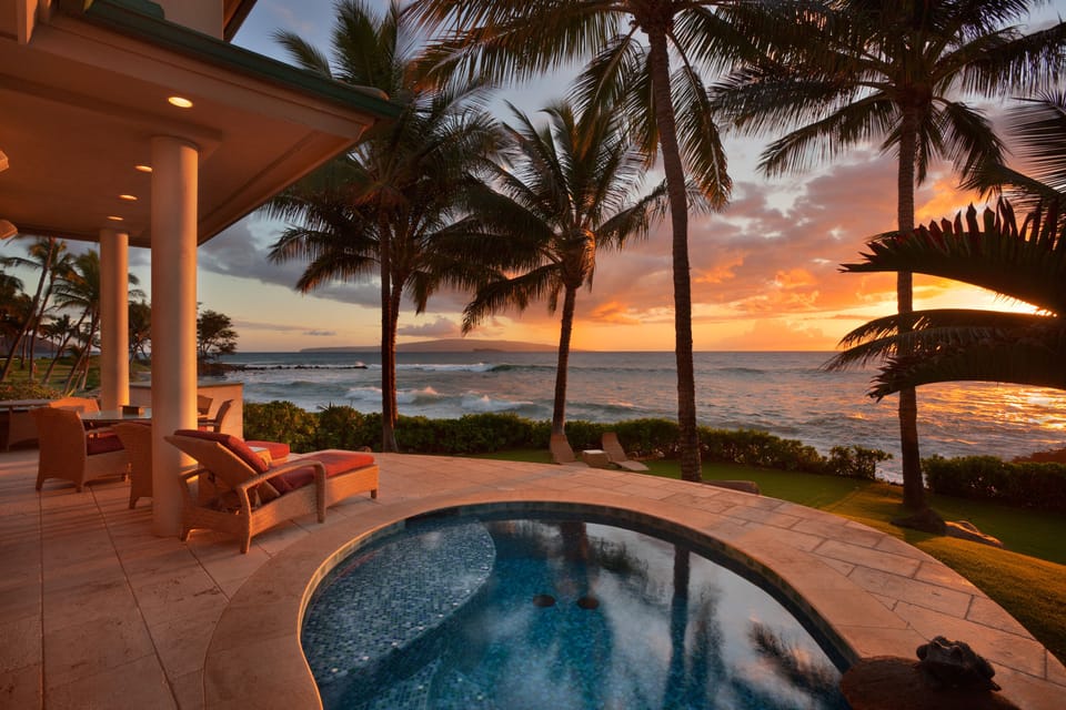 Sunset at Ocean Bliss Estate