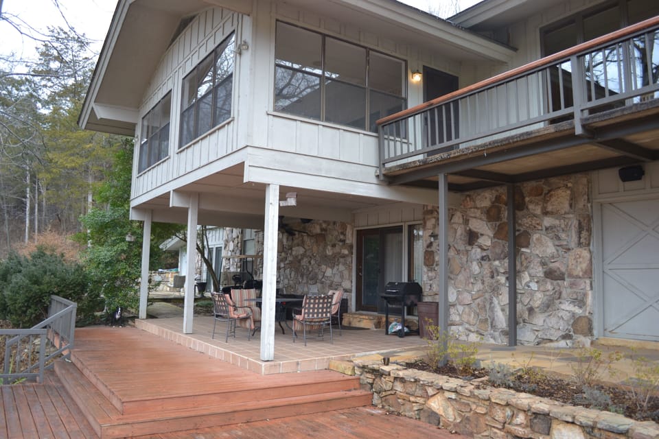Back patio.