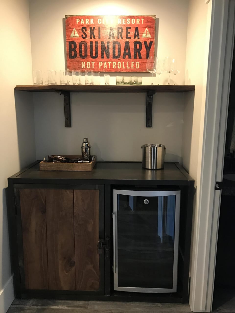 Bar off kitchen