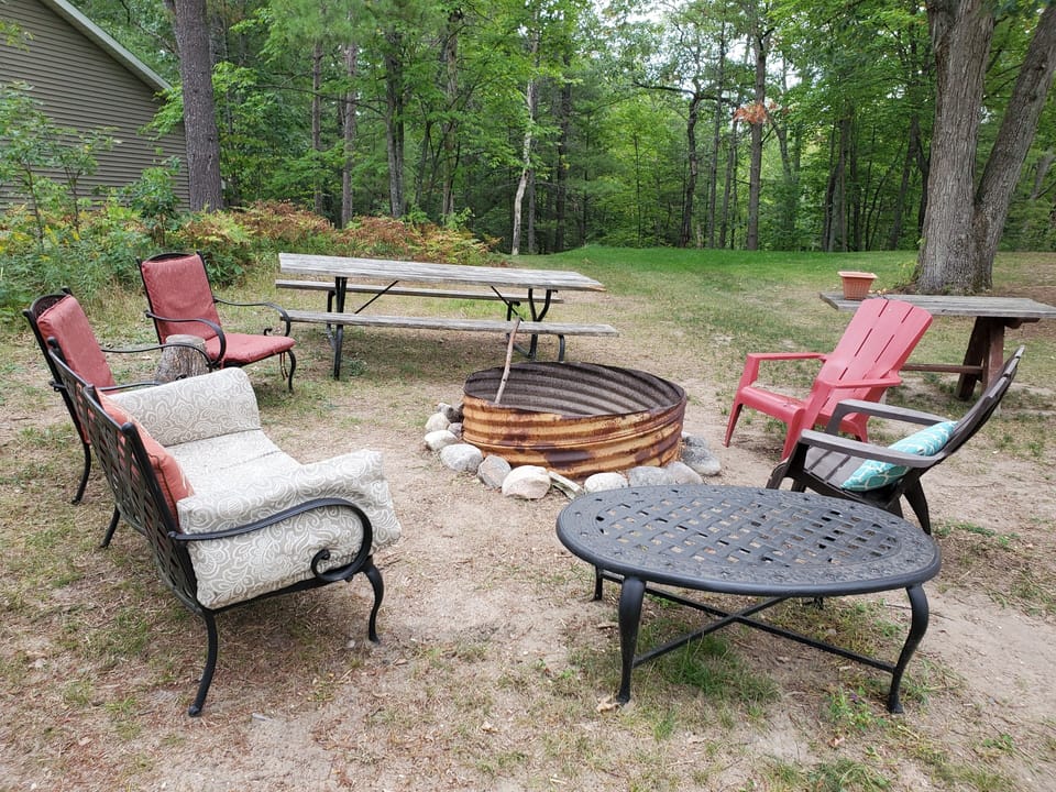Enjoy an evening with family and friends.  We provide wood for your first fire.
