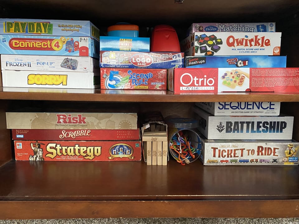 Lots of games to enjoy!