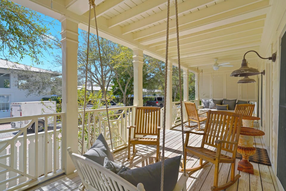 AMAZING OPEN AIR PORCHES RUN THE LENGTH OF HOME UP & DOWN