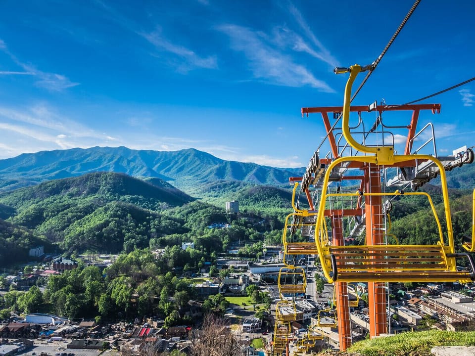 Gatlinburg Sky Lift and America's longest pedestrian suspension bridge