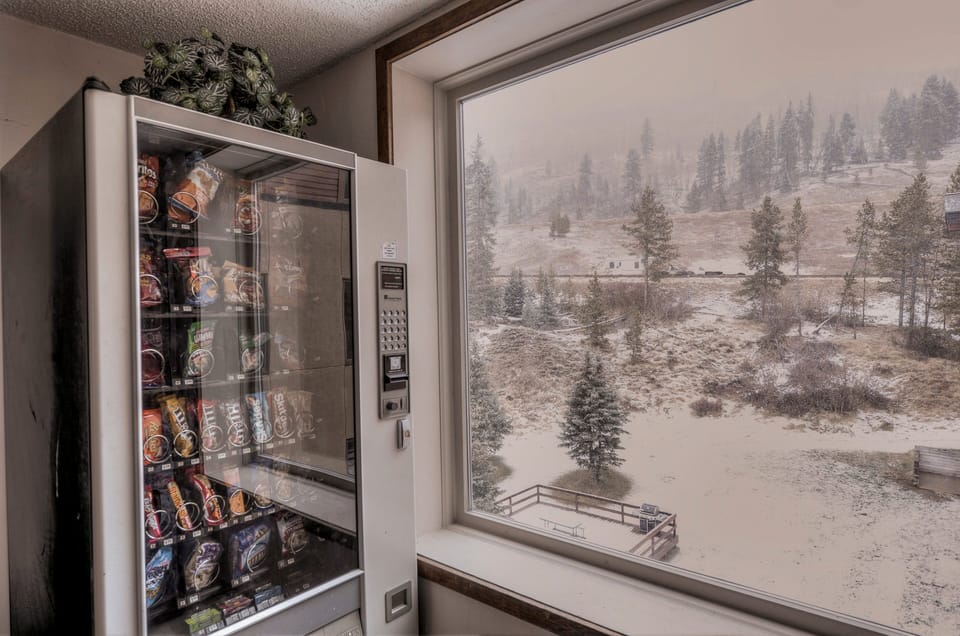 Soft Drink and Snack Vending Machines outside the Laundry Room on the 4th floor.