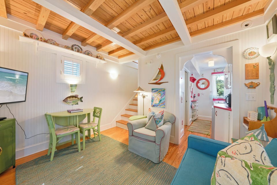 OPEN FLOOR PLAN ON MAIN LEVEL, JUST A FEW HOUSES FROM BEACH