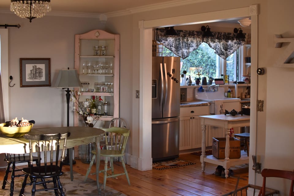 Dining area and kitchen - upper level