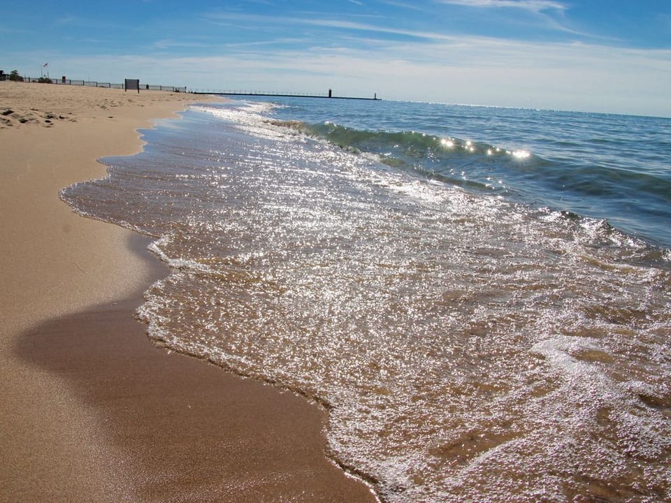 Woodman Beach is the best beach in South Haven!  Walk the beach for miles!