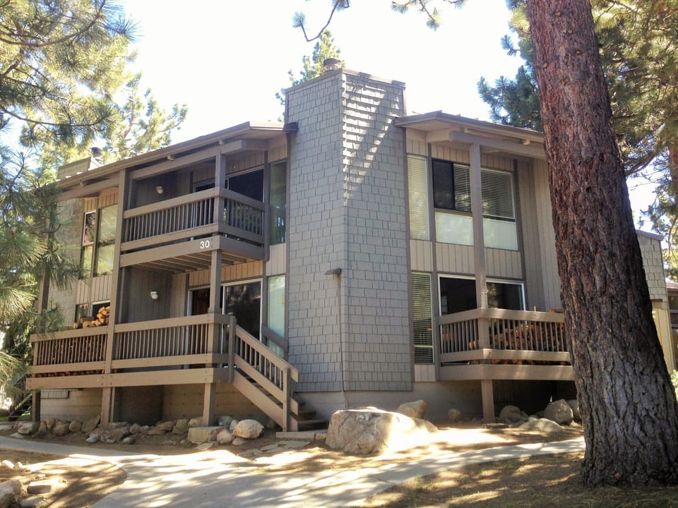 Sierra Park Villas #30 from parking area in summer