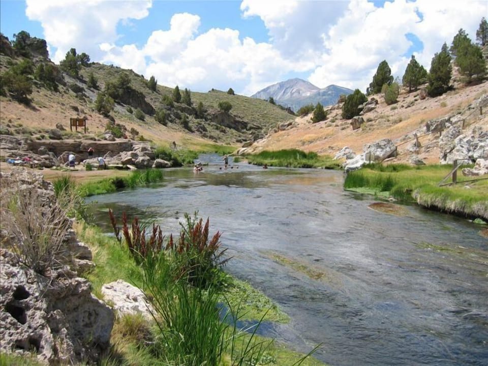 Hot Creek located just past airport which is 7 miles from townhome