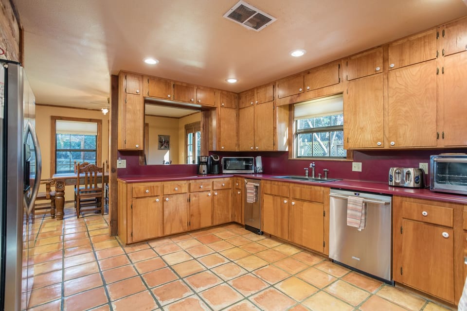 Coffee, toaster, oven, crock pot, griddle, processor, micro, blender, everything