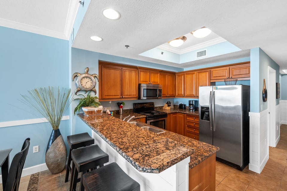 Breakfast bar.