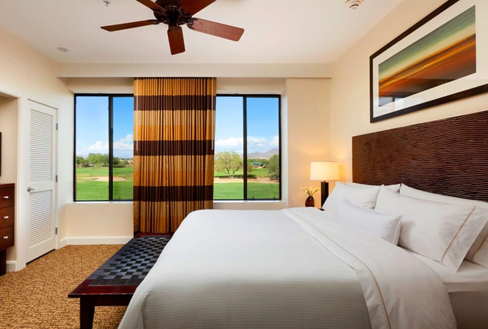 Bedroom with King Bed (Furnishings may vary)