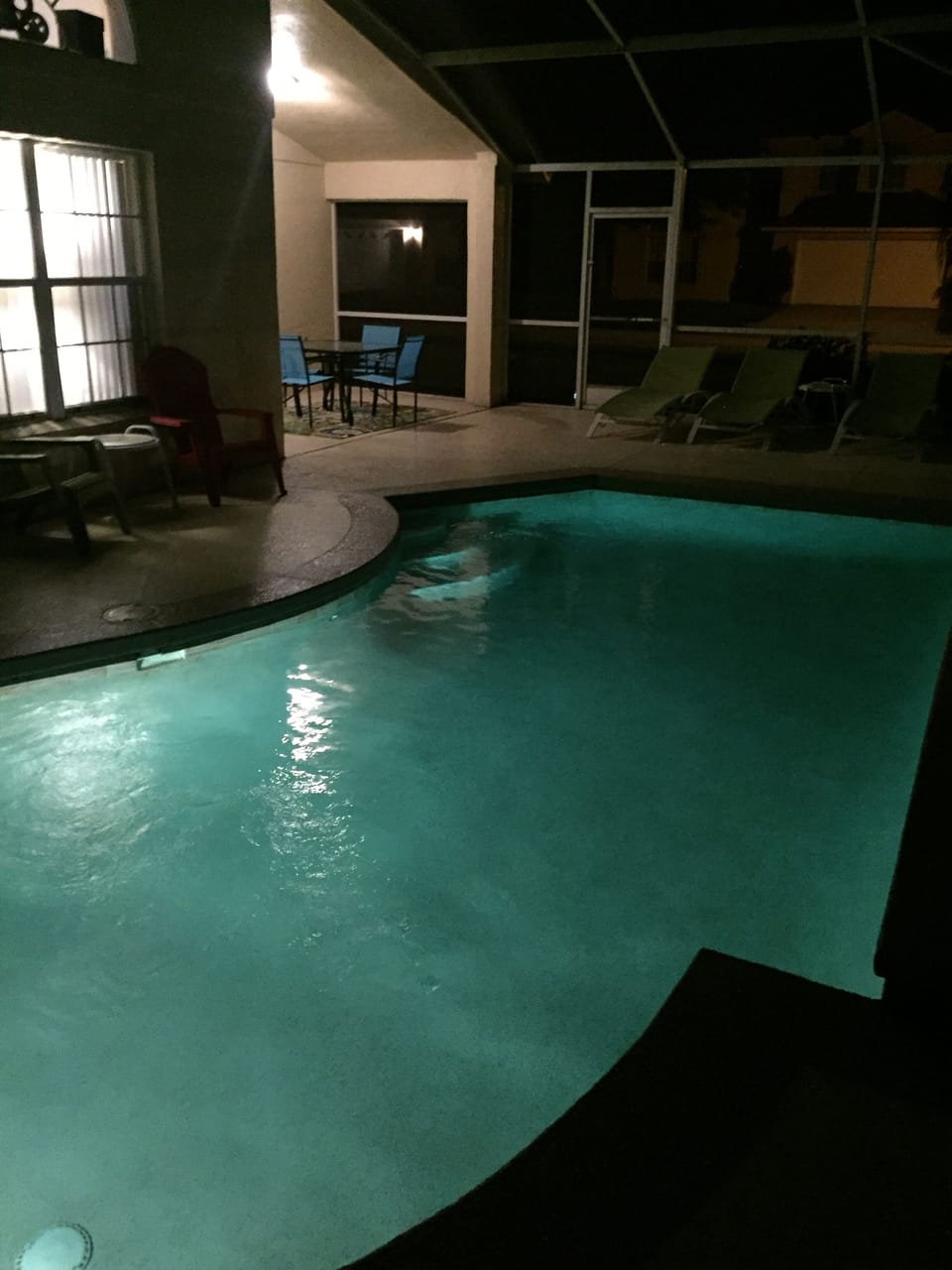 Enjoy a relaxing night dip after a long day in the parks