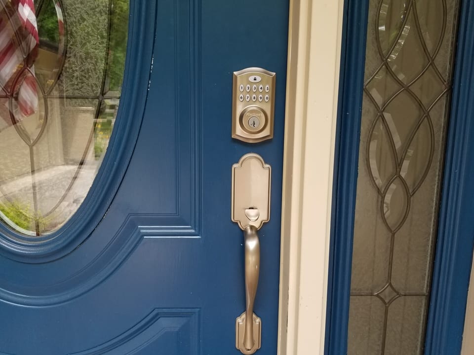 Keyless entry, so no keys to keep track of