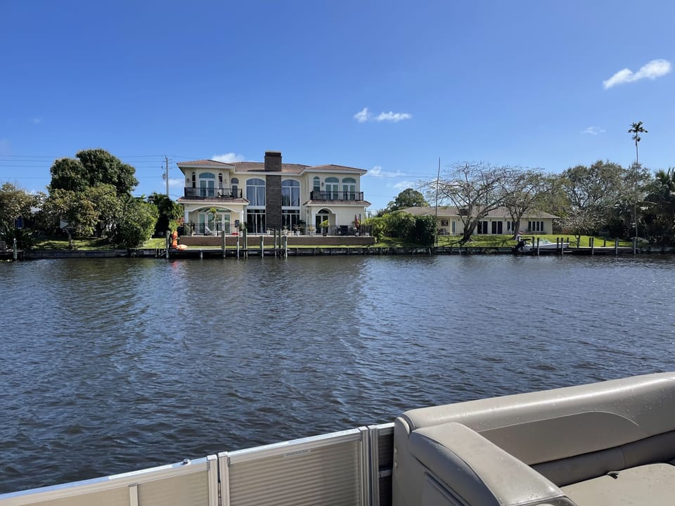 Luxury Home - Back of house view from boat