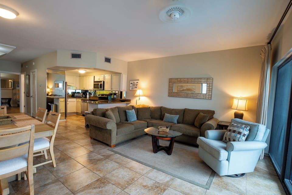 Plenty of seating in the living area