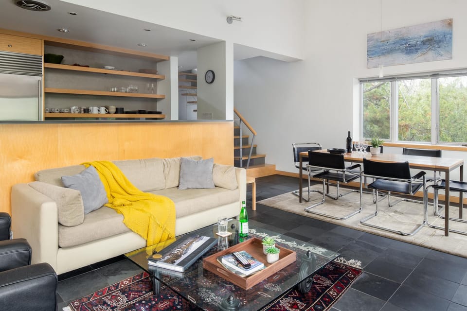 Living and Dining areas