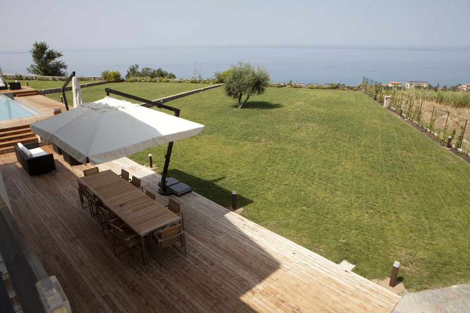 View of villa front patio