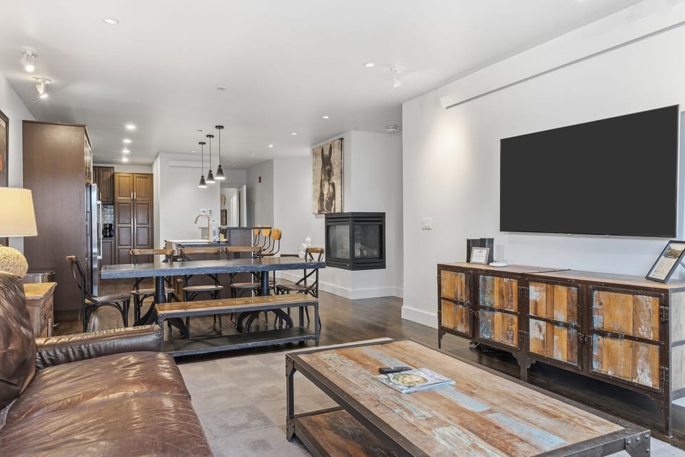 Living Room and Dining Area