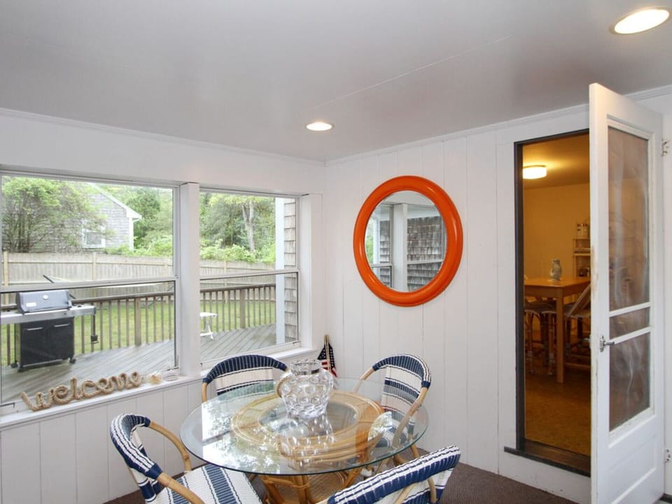 Cool Breezeway for your morning coffee.