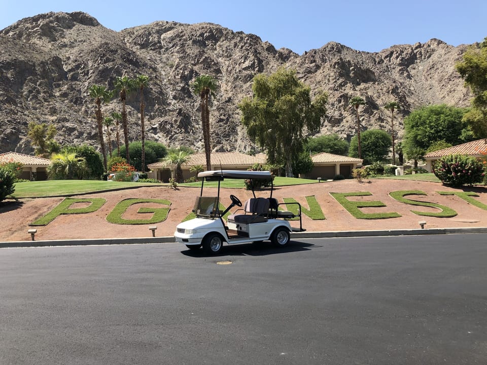 Golf Cart is included at no charge!