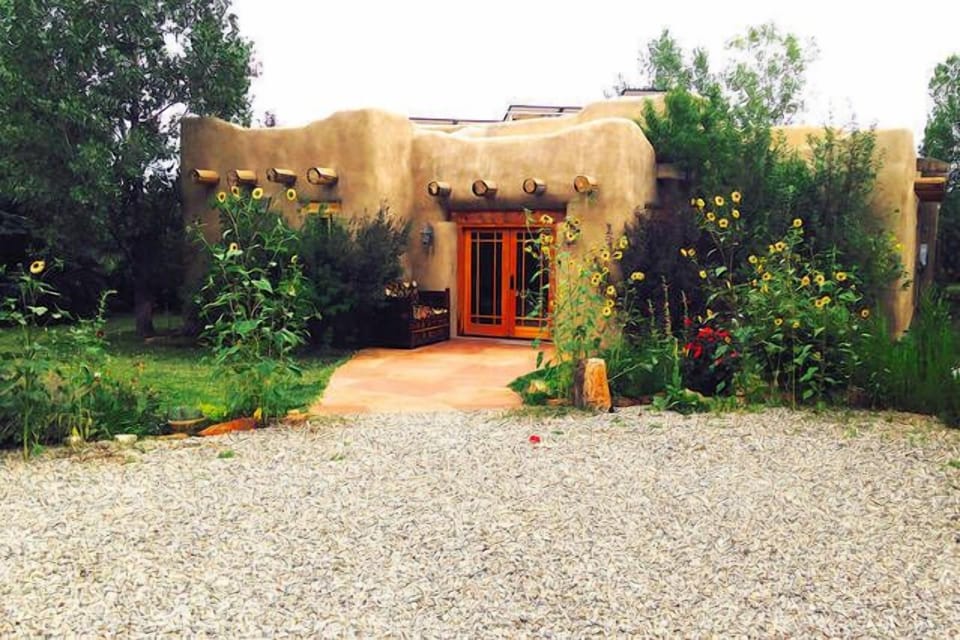 Front entrance and parking