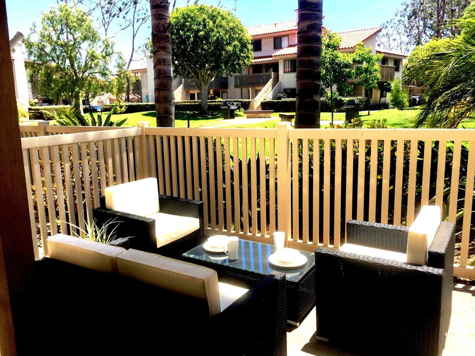 View of Patio and Courtyard from the Master Suit