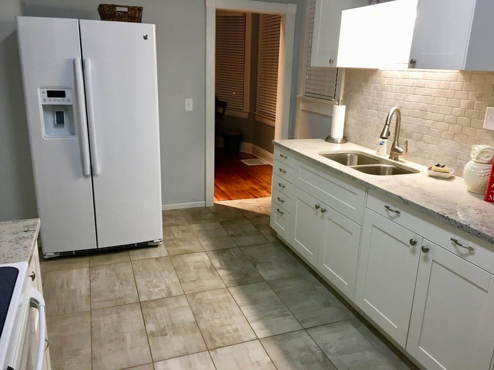 New Refrigerator and Granite Countertops
