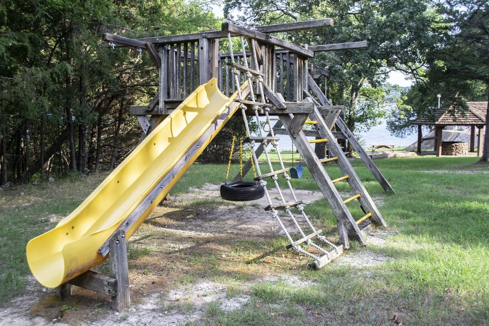 Playground for the kids at the rec center