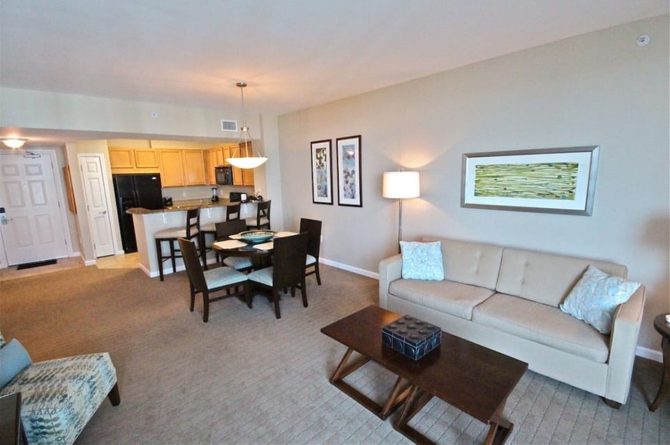 Great room with open concept layout