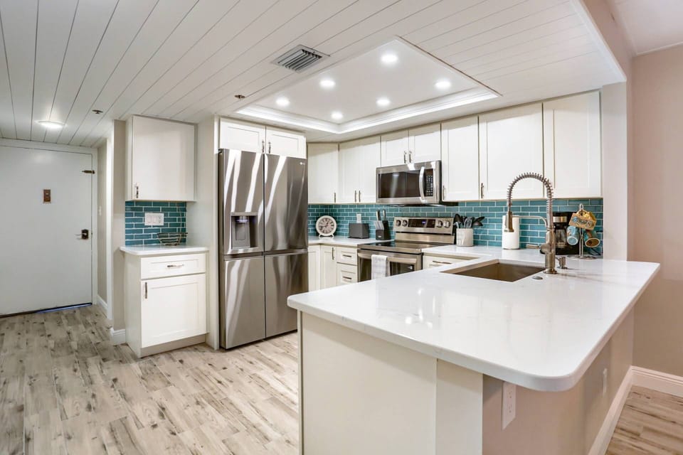 Updated Kitchen with Stainless Steel Appliances and Granite Countertops