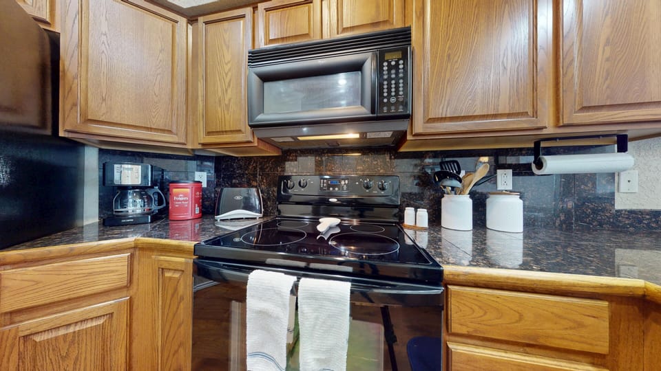 Kitchen with coffee included